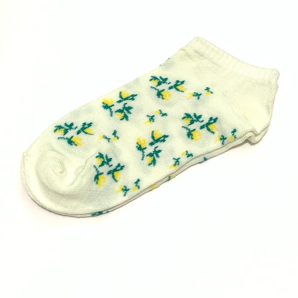 New Floral Patterned Ankle Socks